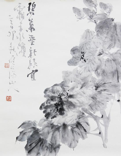 李云雷 芙蓉 纸本水墨 44.5cmx34.5cm 2011 李云雷 芙蓉 纸本水墨 44.5cmx34.5cm 2011