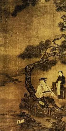 马远 《王羲之玩鹅图》