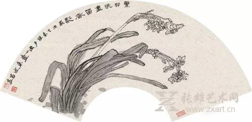 王来文 繁羽洗尽留香影 60.2x29cm 2015年 王来文 繁羽洗尽留香影 60.2x29cm 2015年